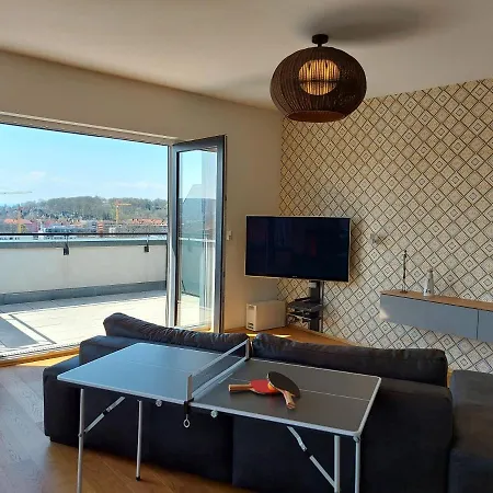 Lägenhet At The - Penthouse Ueber Den Daechern Der Stadt *