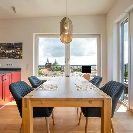 At The - Penthouse Ueber Den Daechern Der Stadt Ερφούρτη