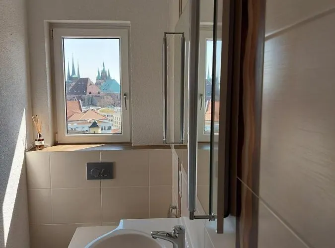 At The - Penthouse Ueber Den Daechern Der Stadt Apartman Erfurt