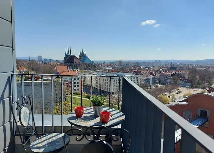 At The - Penthouse Ueber Den Daechern Der Stadt 公寓 埃尔福特