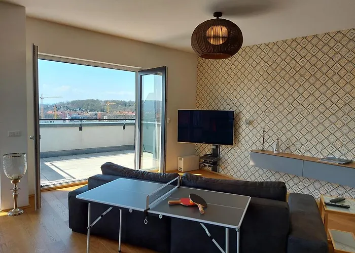 Appartamento At The - Penthouse Ueber Den Daechern Der Stadt *