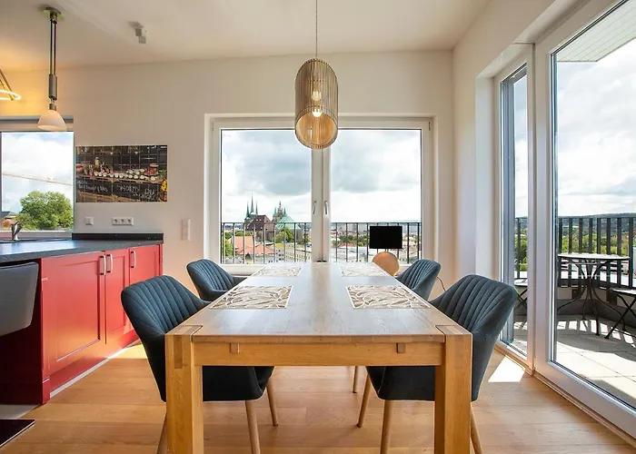 At The - Penthouse Ueber Den Daechern Der Stadt Erfurt