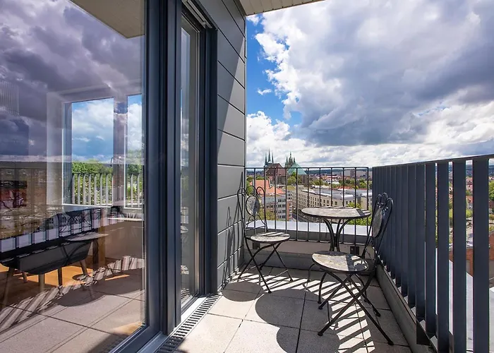 At The - Penthouse Ueber Den Daechern Der Stadt Apartman